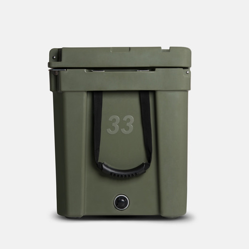 Zulki 33qt - Conservadora Portátil Heladerita 31lts Color Verde Oscuro