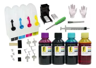 Bulk Ink P/ Cartucho Hp 62 Xl - 5642 200 C 258 250 5742 Envy