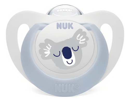 Chupeta Com Bico de Silicone Star Silicone 0-6 Meses NUK