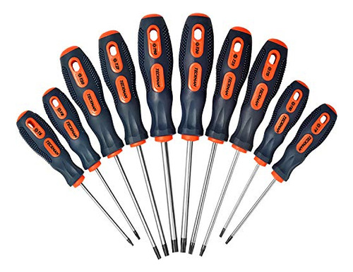 Torx Screwdriver Set,teckman 10 In 1 Magnetic Torx Security