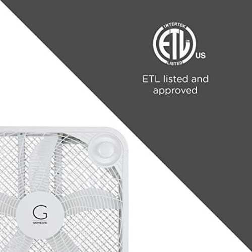 Ventilador Genesis 20 Box, 3 Configurações, Tecnologia Max