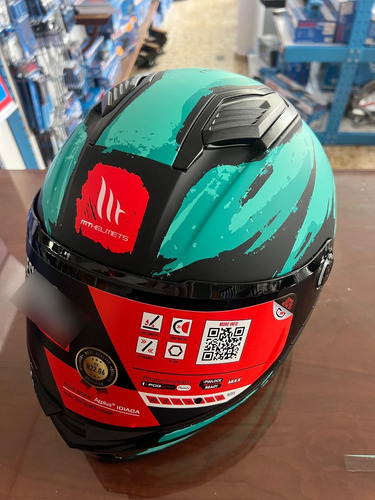 Casco Integral Mt Stinger 2 Verde Mate Ml