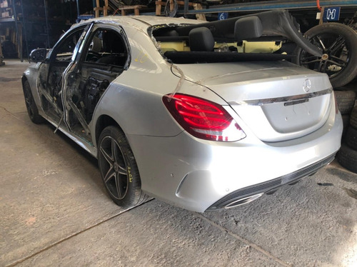 Imagem 2 de 8 de Sucata Mercedes Benz C250 2015/2016 Prata 211cvs