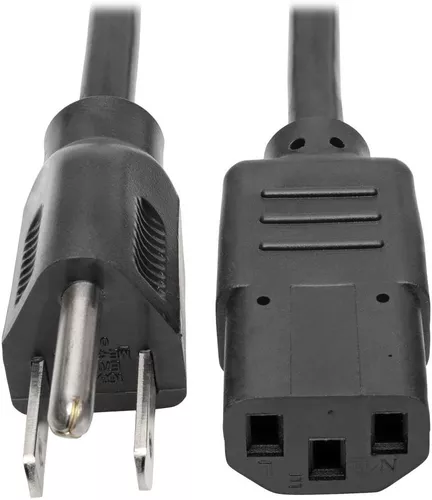 Cable Corriente Para Impresora Monitor Y Pc 10a 1.2m(10pzs)