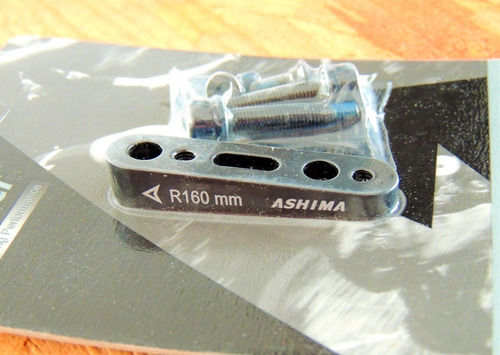 Imagen 2 de 2 de Ashima, Adaptador Caliper Freno Flat/flat 140/160 Trasero
