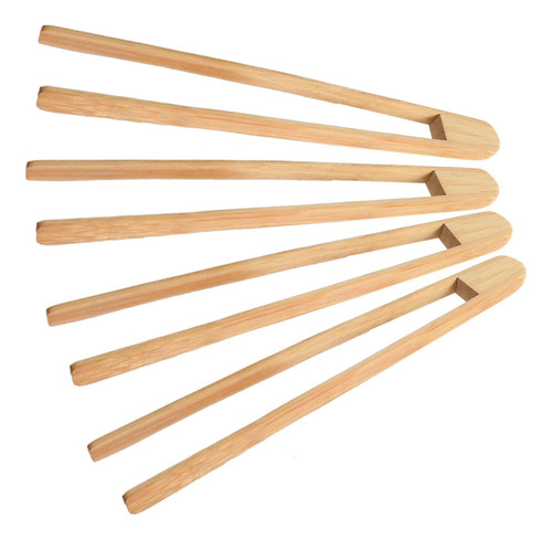 4 Pcs Taster Ponga De Bambú Pintas De Madera Ponga De Madera