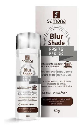 Imagem 1 de 1 de Samana Blur Shade Natural Fps75 Ppd30 50g