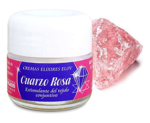 Crema Elov Hahnemann® Cuarzo Rosa X 30g | Estimulante