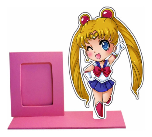 Recuerdos De Sailor Moon Portarretrato De Madera Mdf Niñas