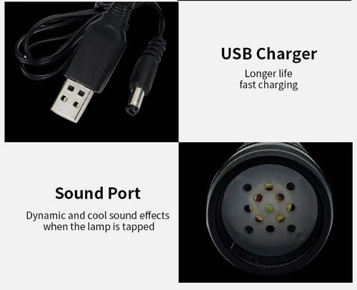 Sable De Luz Laser Mango Metal Sonido Con Efecto Colores Int