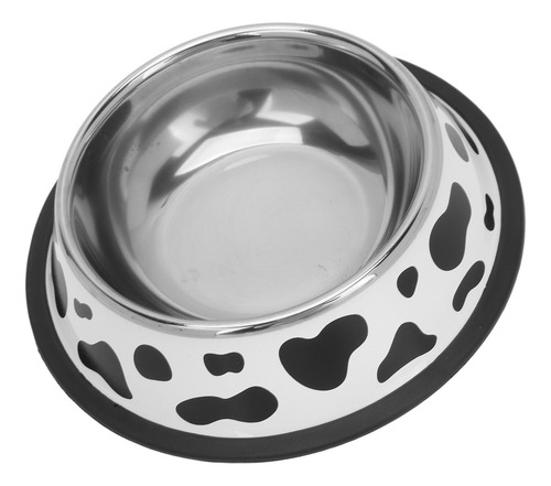 Cuenco Redondo Para Mascotas De Acero Inoxidable De 15 Cm De