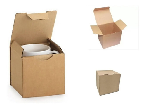 Estuche Packaging Caja Para Tazas X30un Publicidad Reforzada