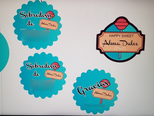 Imagen 2 de 12 de Plancha De Stickers Personalizados