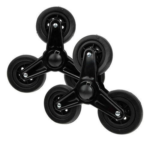 2 Piezas De Carrito De Compras Plegable De Goma Con