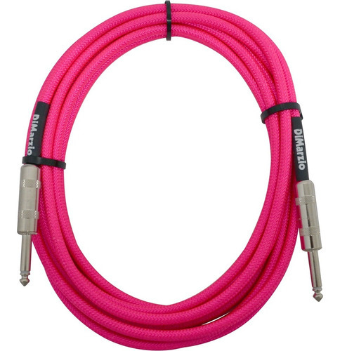 Dimarzio Ep1718 Pnk Cable Guitarra Instrumento Textil 5 Mts