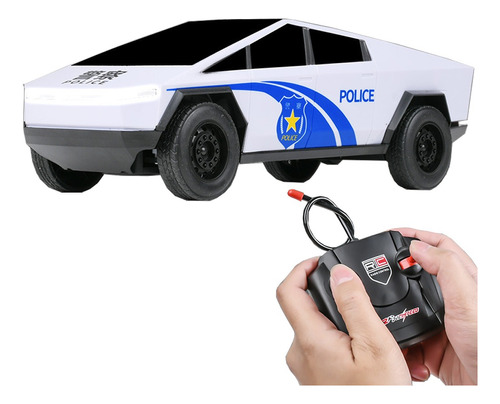 Tesla Cybertruck Rc Vehicles Miniatura Coche Con Luces 1/24