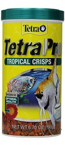 Tetrapro Tropical Crisps 6.70 Oz, Comida Para Pescado, Fórmu