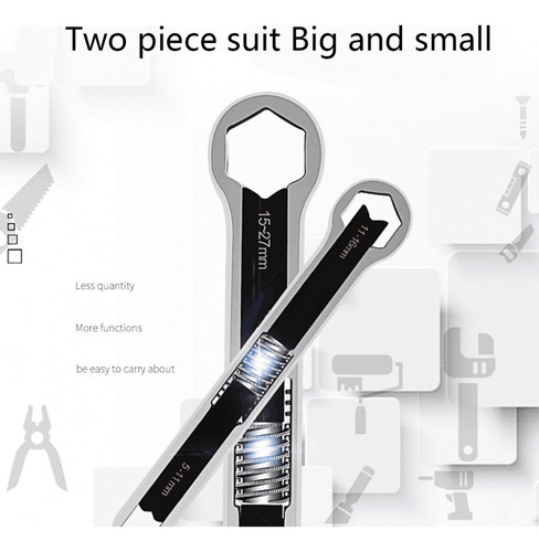Llave Ajustable Multifunción Llave Doble Cabeza Universal