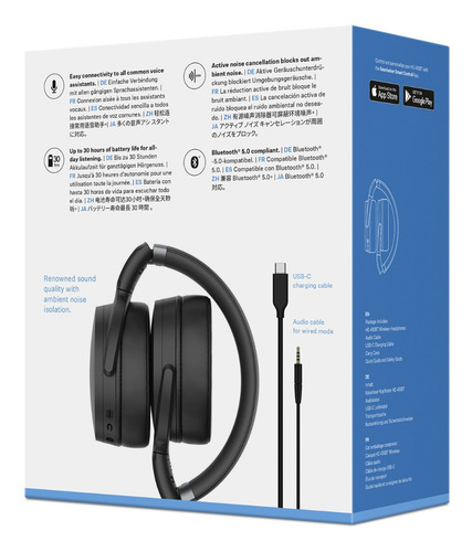 Imagen 6 de 8 de Auriculares Sennheiser Hd 450bt Wireless