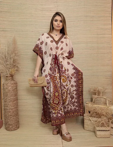 Kaftan indiano hot sale longo