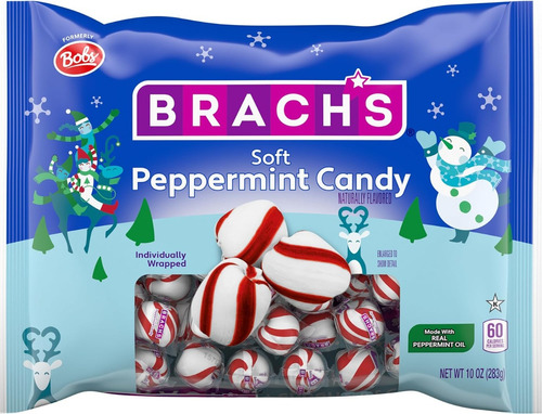 Dulces Brachs Soft Peppermint Candy 283gr