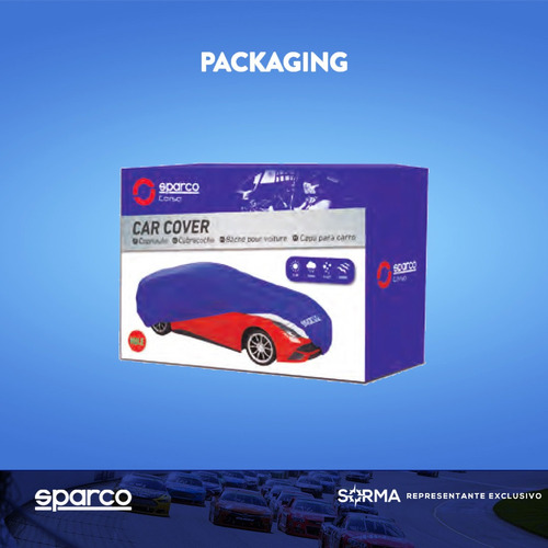 Imagen 7 de 10 de Funda Cubre Auto Cobertor Sparco Antigranizo Premium Talles