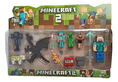 Minecraft Set De Figuras Coleccionables Importado