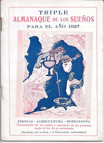 Libro Triple Almanaque De Los Sueños Año 1927