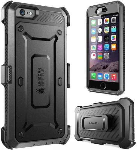 Case Supcase Para iPhone 6 6s 4.7 Protector 360° C/ Gancho