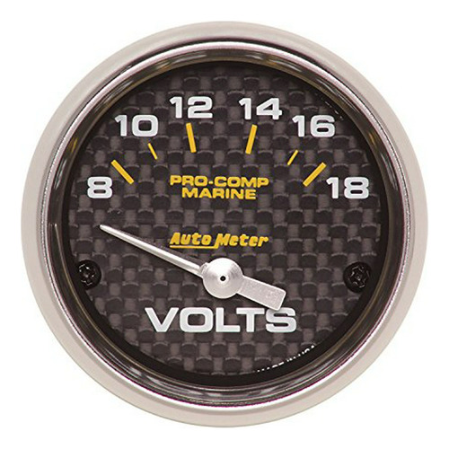 Medidor Autometer, Voltímetro, 2 1-16 , 18 V, Eléctrico, Fib