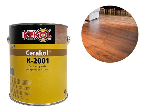 Cera En Pasta Madera Pisos Cerakol K2001 Kekol 4 Litros