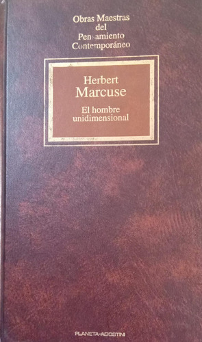 Herbert Marcuse El Hombre Unidimensional (Usado)