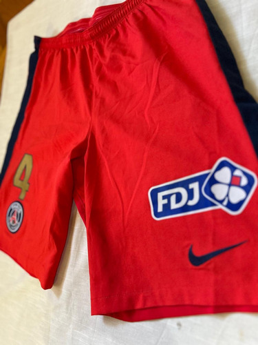 Short Psg Paris Saint Germain Utileria Copa De Francia (Usado)