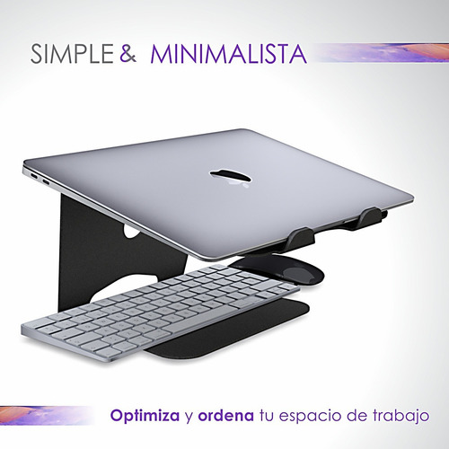 Imagen 4 de 8 de Soporte Base Notebook Bam V3 Mac-pc 11 A 16 Metal Premium!!!
