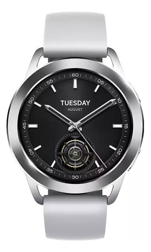 Xiaomi Watch S3 Resistente À Água Gps Amoled Hyper Branco Mesh Prateado Prateado