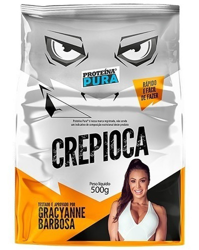 Crepioca 500g Fonte De Proteína Baixo Carbo - Proteína Pura