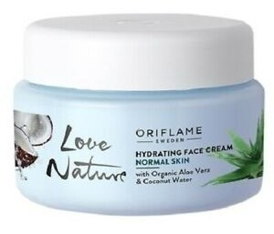 Love Nature Crema Hidratante Facial Con Aloe Vera Coco Orifl
