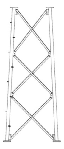 Sección 9 Base Para Torre Autosoportada Línea Ssv (código De