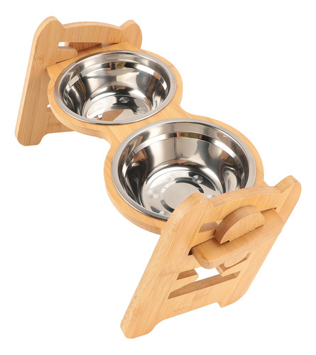 Cuencos Elevados Para Mascotas Para Perros Con Soporte Incli