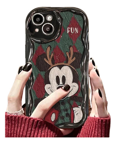 Funda Disney Mickey Mouse Para iPhone 15 14 11 Pro Max 13 12