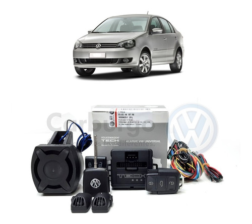 Alarme Chave Canivete Original Volkswagen Polo 2003-2015