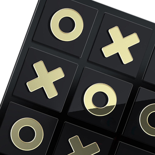 Juego Acrílico Toe, Juegos Xo, Juegos De Negro