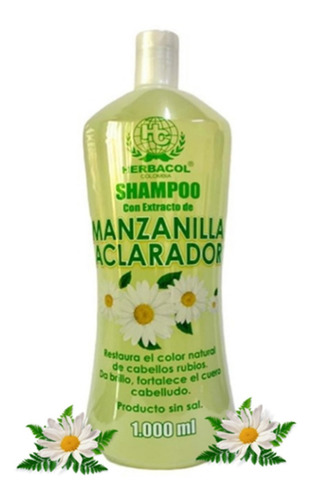 Shampoo Aclarador De Manzanilla Sin Sal - mL a $40