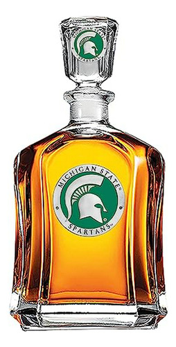 Michigan State Spartans Capitol Decanter