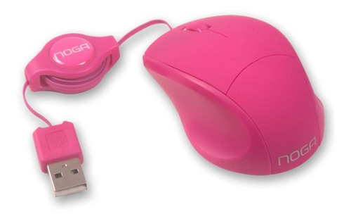 Mouse Mini - Usb Retractil - Noga Ngm-418 Note/netbook