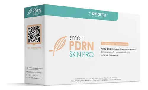 Sérum Hidratante Smart GR PDRN Skin Pro para o Rosto com Ácido Hialurônico Kit de 5 x 3 mL
