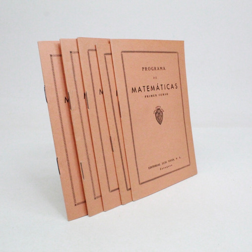 5 Programas De Matemáticas Editorial Luis Vives 50-60's Z3