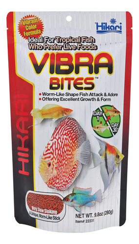 Hikari Vibra Bites, Sabor A Pescado (9.8oz), Rojo