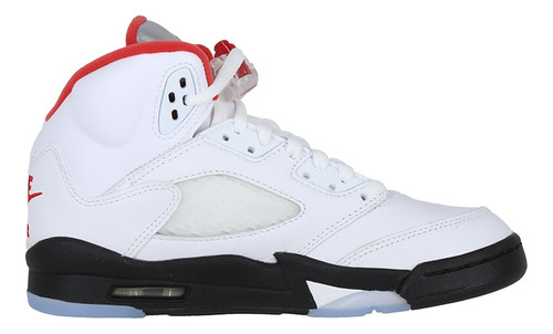 Zapatilla Jordan Junior Air 5 Retro True White/red/black