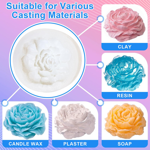 Kit De Fabricación De Moldes De Silicona Elástica 1.1 Kg